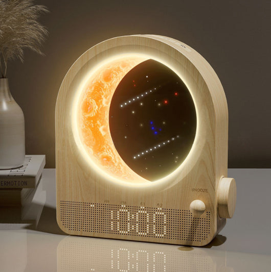 Máquina de Ruido Blanco con Luz Nocturna Elegante para Dormir