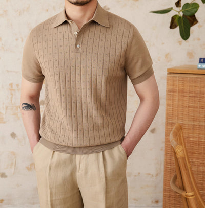 Polo Retro Algodón Puro Transpirable Corte Gentleman - Image 10