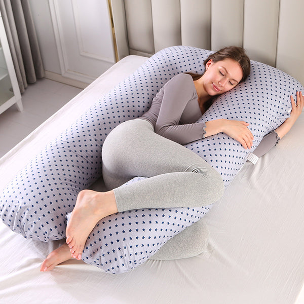 Almohada de Maternidad en Forma de U - Algodón 100% Puro