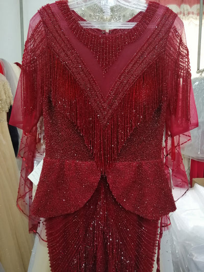 Vestido de Noche Sirena Elegancia Reina para Banquete - Image 6