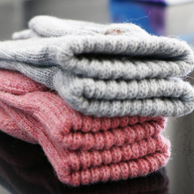 Guantes de Lana Convertibles con Mitones Ajustables para Hombre y Mujer - Image 11