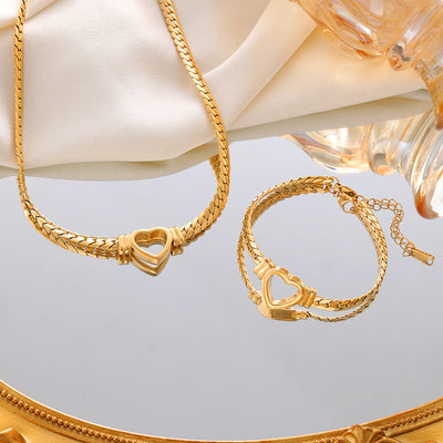 Collar Personalizable de Eslabones 'Amor' en Acero de Titanio - Image 4