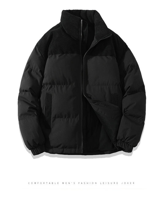 Abrigo Acolchado Unisex de Cuello Alto para Invierno - Image 27