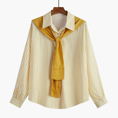 Blusa Rayas Mujer Manga Larga Primavera Otoño - Image 13
