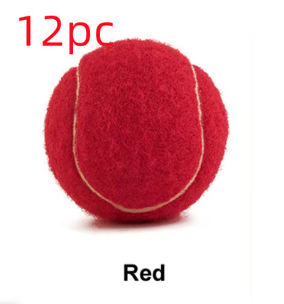 Pink rubber pet tennis ball, bite-resistant, for dogs to play fetch and chew. - Image 8