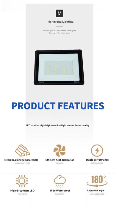 Reflector LED Exterior Impermeable de Alta Potencia - Image 8