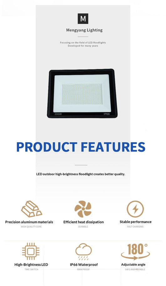 Reflector LED Exterior Impermeable de Alta Potencia - Image 8
