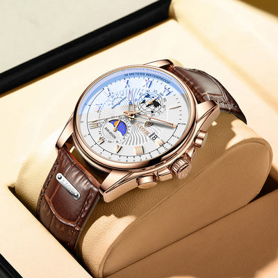 Reloj Cronógrafo Multifuncional Impermeable con Esfera Luminosa - Image 5