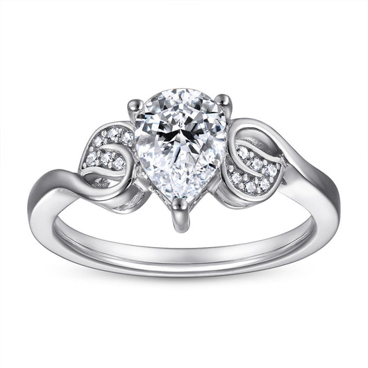 Anillo de Plata Esterlina 925 Diseño Gota - Image 7