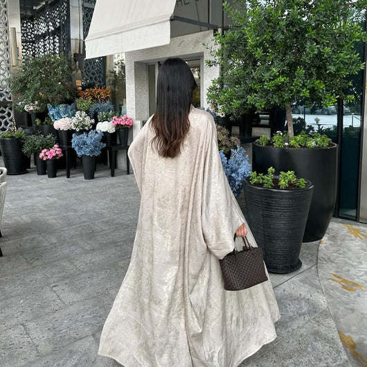 Abaya Elegante con Efecto Bronceado - Ropa Exterior Modesta - Image 11