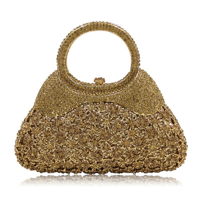 Bolso de Noche Cristal Calado Diamante Hecho a Mano - Image 3