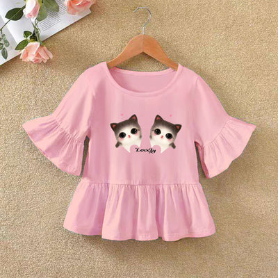 Playera Infantil con Volantes en Mangas - Ideal para Verano - Image 18