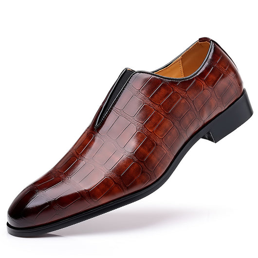Zapatos Casuales de Cuero con Patrón Piedra - Cómodos y Transpirables - Image 7
