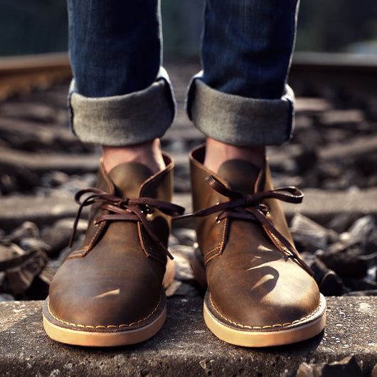 Botas Desert Altas Martin Spring Estilo Británico para Hombre - Image 7