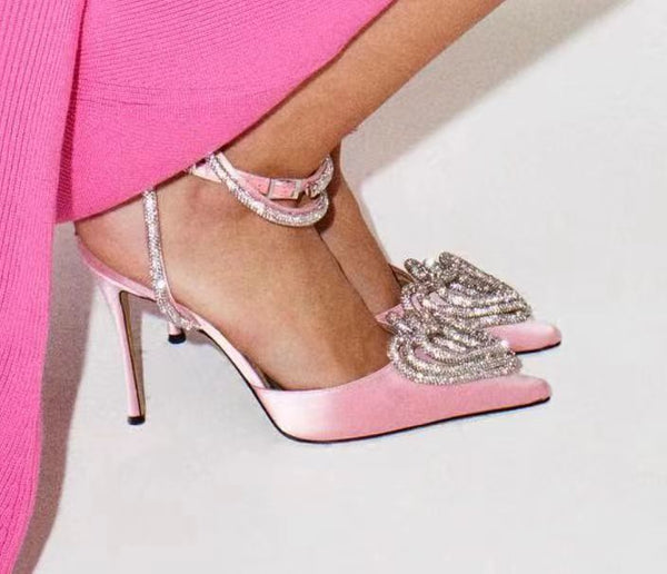 Sandalias Elegantes con Corazones de Cristal Brillante - Diseño Versátil - Image 5