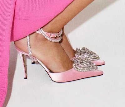 Sandalias Elegantes con Corazones de Cristal Brillante - Diseño Versátil - Image 5