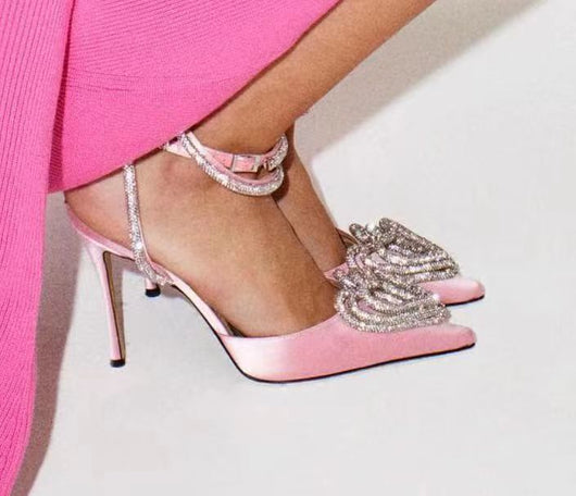 Sandalias Elegantes con Corazones de Cristal Brillante - Diseño Versátil - Image 5