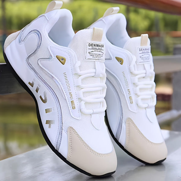 Tenis Deportivos Colorblock con Cordones para Hombre - Zapatos Transpirables de Bajo Perfil - Image 3