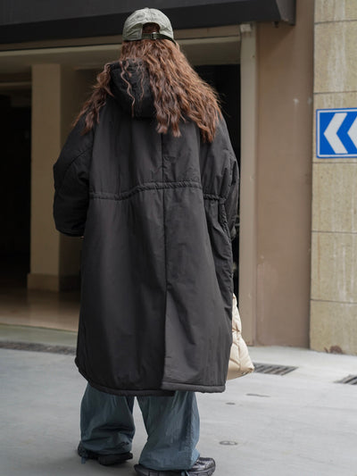Abrigo Acolchado Coreano Holgado con Capucha - Algodón Invierno - Image 31