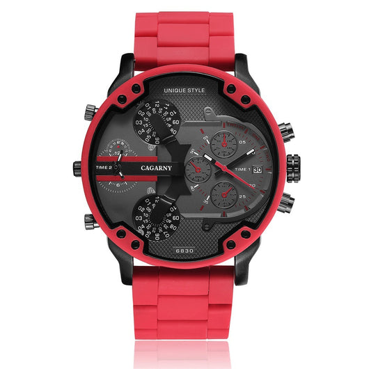 Reloj Deportivo Dual Movimiento con Banda de Acero y Goma - Image 5