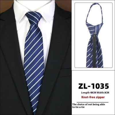 Corbata con Cierre Ejecutiva sin Nudo para Hombre - Image 40