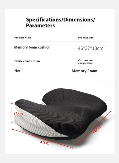 Cojín Ergonómico de Espuma Viscoelástica para Auto y Oficina - Image 5