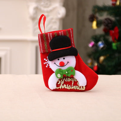 Set de Calcetines Navideños con Adornos Santa y Árbol - Bolsa de Regalo - Image 26