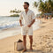 Conjunto Deportivo Hombre Verano Camisa y Shorts Casual Playa