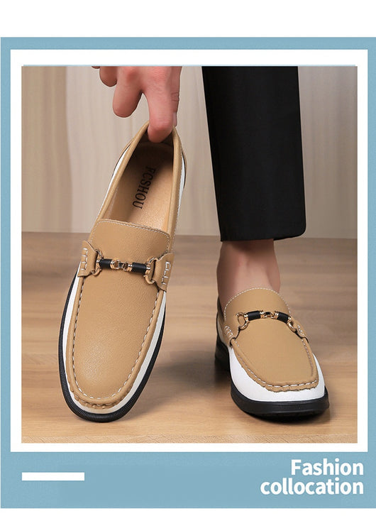 Mocasines de Cuero Genuino para Hombre Talla Grande 47 - Zapatos Casuales Cómodos - Image 14