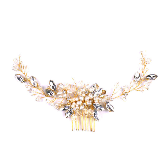 Peineta de Perlas para Novia - Accesorio de Cabello Elegante para Peinados Recogidos - Image 2