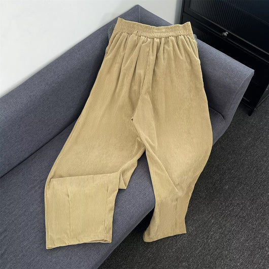 Pantalones Casuales Holgados Versátiles para Otoño e Invierno - Image 8