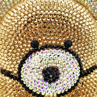 Bolso de Fiesta con Diseño de Osito y Cristales Brillantes - Image 13