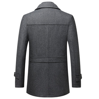 Abrigo de Lana Gruesa para Hombre - Elegancia y Calidez - Image 18