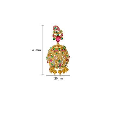 Aretes de Moda con Cristales de Colores Vibrantes - Image 10