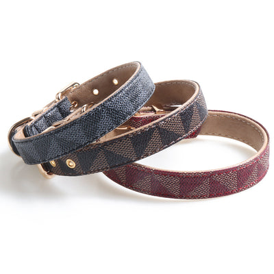 Collar de Perro de Cuero PU - Collar Elegante y Exclusivo para Mascotas
