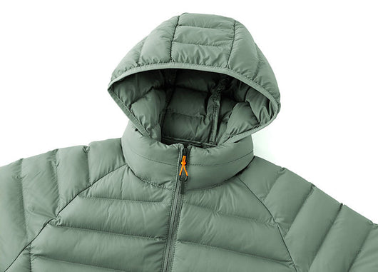 Chaqueta Ligera con Capucha para Hombre - Abrigo Cálido Portátil con Bolsillos - Image 13