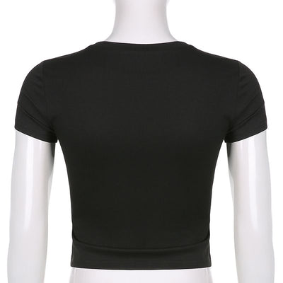 Camiseta Personalizada con Estampa en Pecho Cuello Redondo Ajuste Slim - Image 15