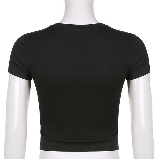 Camiseta Personalizada con Estampa en Pecho Cuello Redondo Ajuste Slim - Image 15