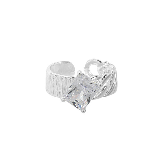 Anillo Temperamental Redstone Exagerado para Mujer