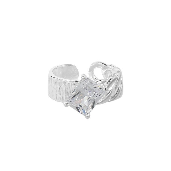 Anillo Temperamental Redstone Exagerado para Mujer