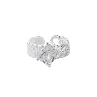 Anillo Temperamental Redstone Exagerado para Mujer