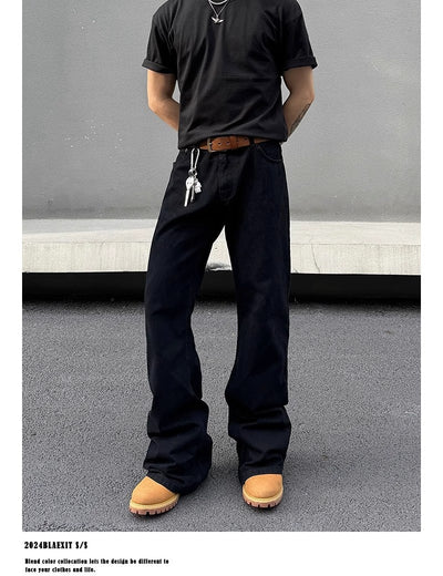Jeans Skinny Negros Desgastados Retro para Hombre - Corte Favorecedor - Image 15