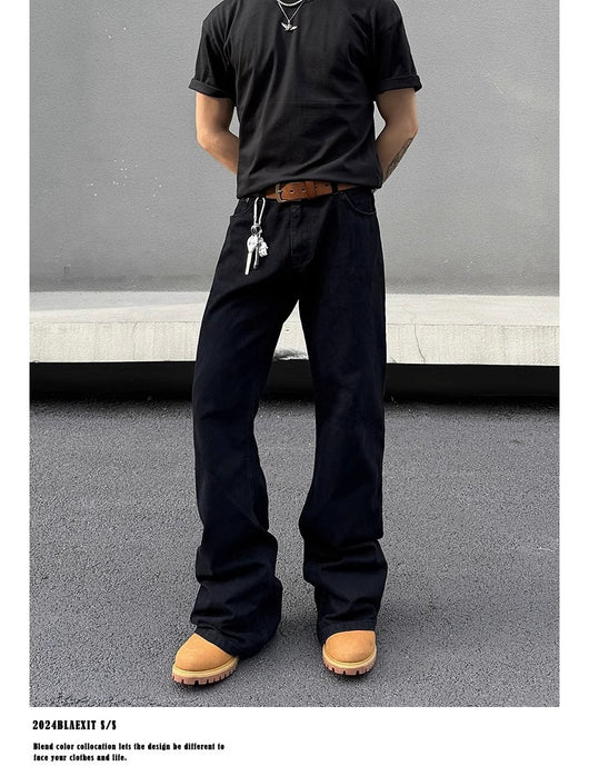 Jeans Skinny Negros Desgastados Retro para Hombre - Corte Favorecedor - Image 15
