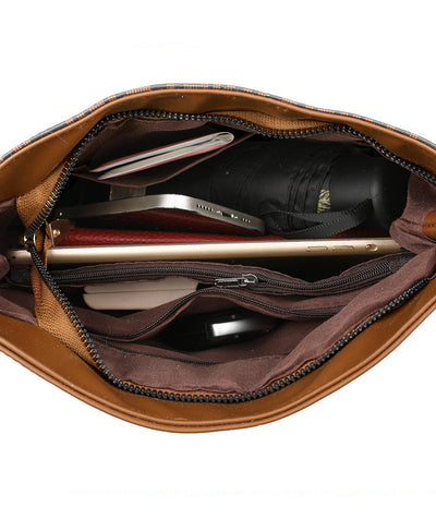 Bolso Mensajero de Cuero Suave Retro - Versátil y Elegante - Image 18