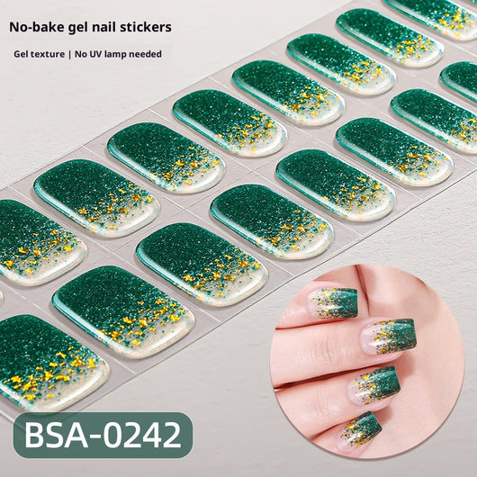 Adhesivos de Gel para Uñas Brillante Semitransparente sin Horno - Image 13