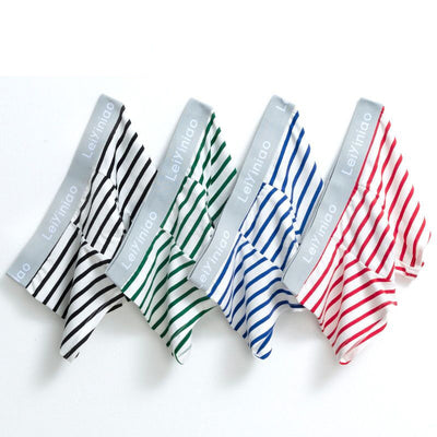 Pack de 4 Bóxers de Algodón para Hombre - Diseños a Rayas y Estampados - Image 15