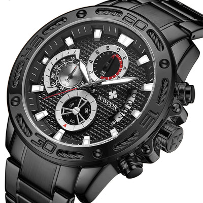 Reloj de Acero Inoxidable para Hombre con Movimiento de Cuarzo - Image 22