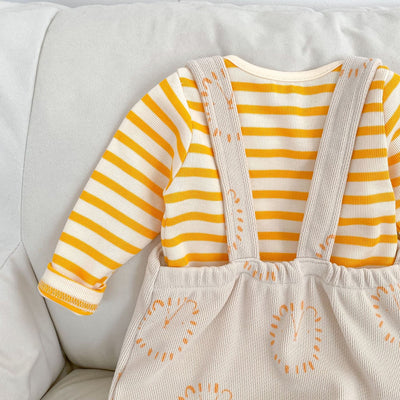 Conjunto de Dos Piezas a Rayas para Bebé - Estilo Casual y Cómodo - Image 12