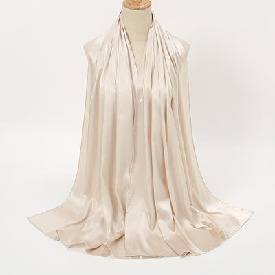 Pañuelo de Satén Monocromático Perla - Elegancia Pura - Image 16