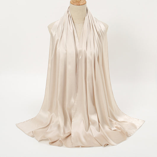 Pañuelo de Satén Monocromático Perla - Elegancia Pura - Image 16